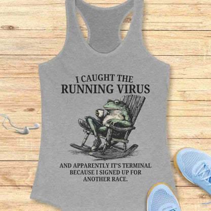 Caught Running Virus Tank Top