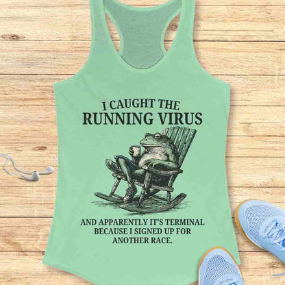Caught Running Virus Tank Top