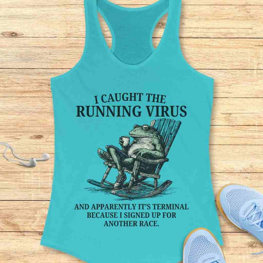 Caught Running Virus Tank Top