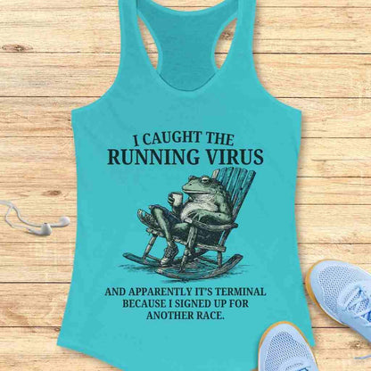 Caught Running Virus Tank Top