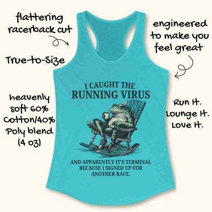 Caught Running Virus Tank Top