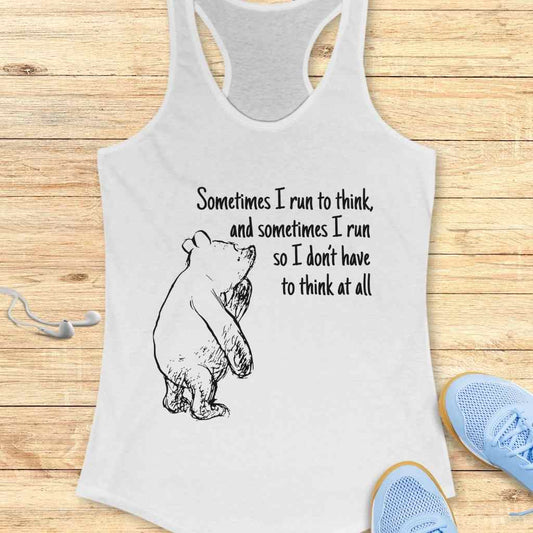 Thinking and Running Tank Top