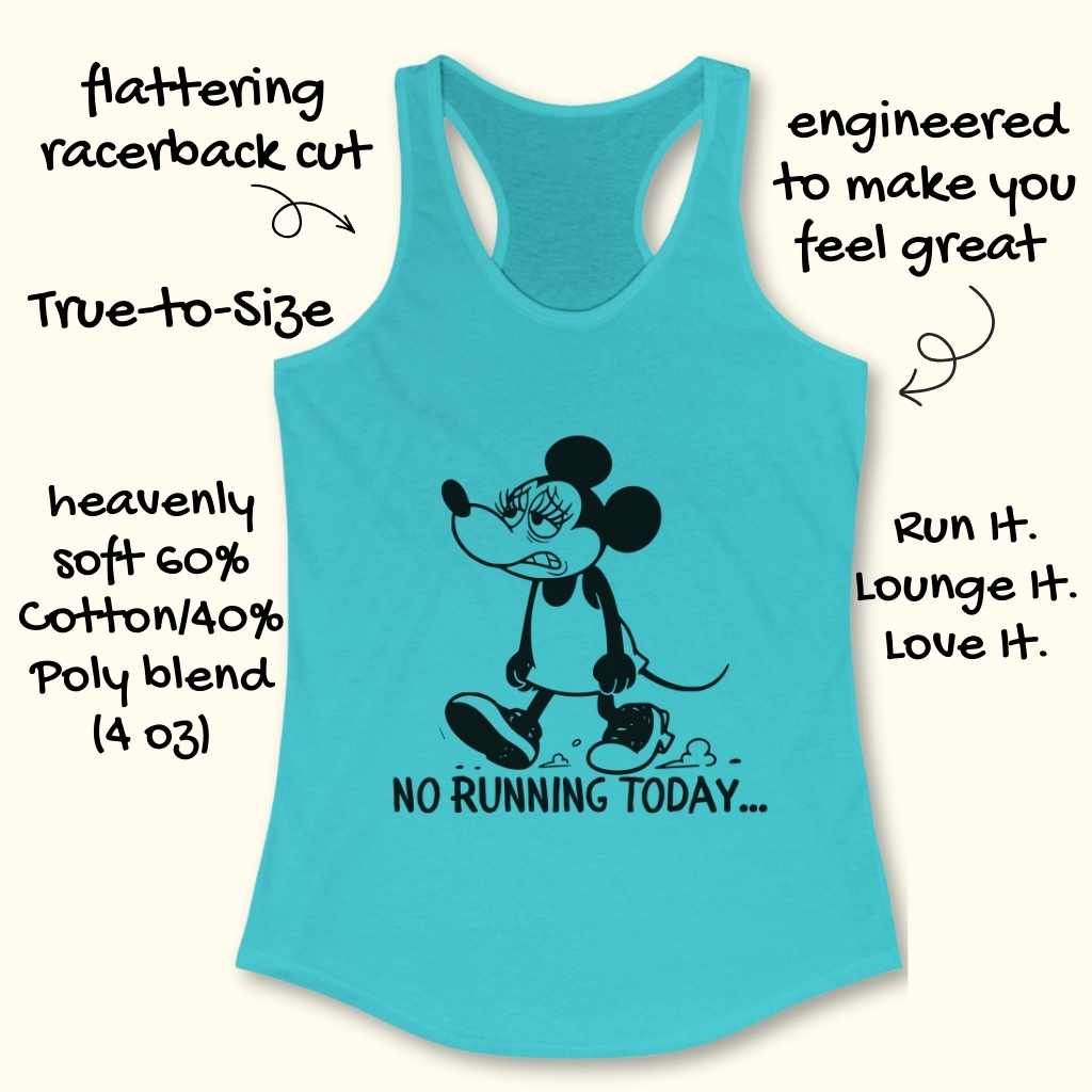 No Running Tank Top