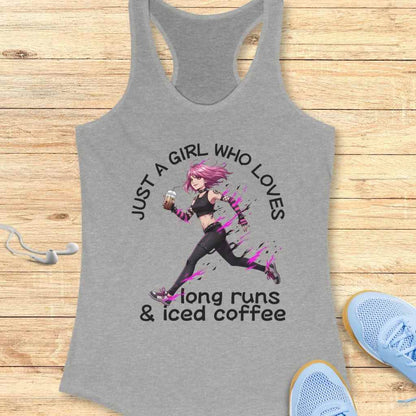 Iced Coffee Girl Tank Top