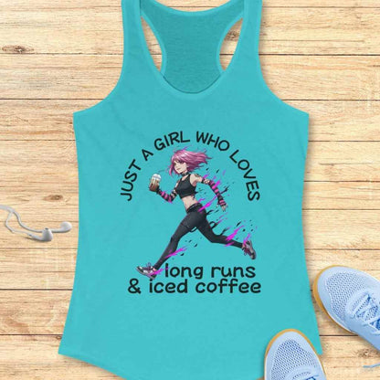 Iced Coffee Girl Tank Top