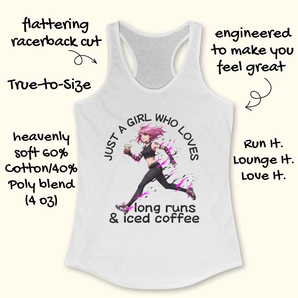 Iced Coffee Girl Tank Top