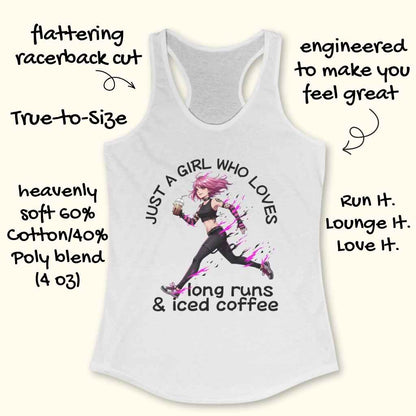 Iced Coffee Girl Tank Top