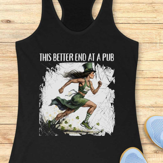 End At A Pub Tank Top