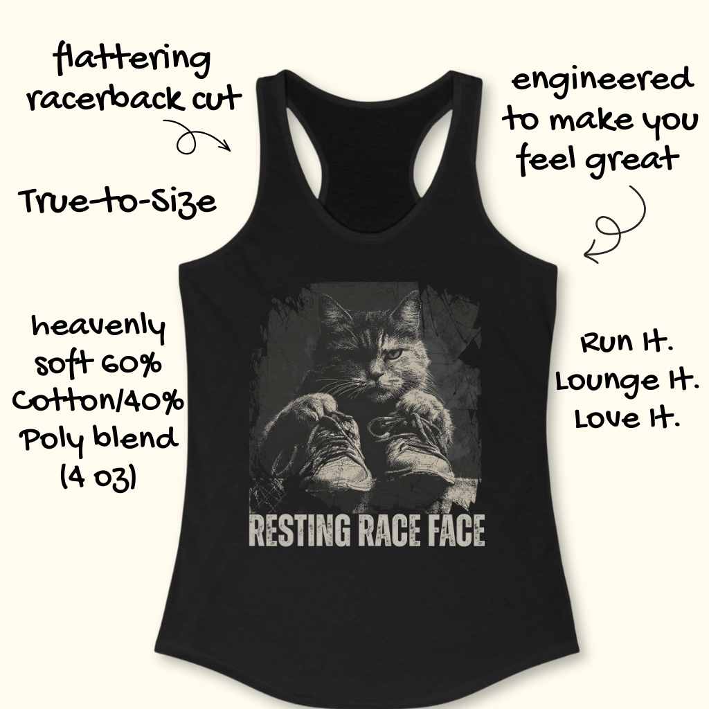Resting Race Face Tank Top