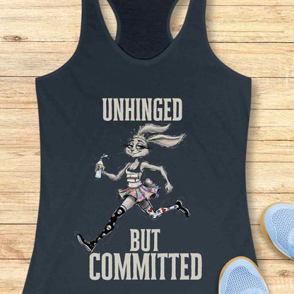 Unhinged But Committed Tank Top