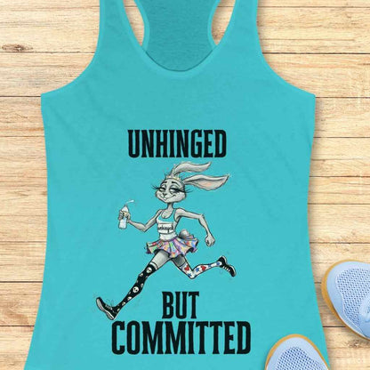 Unhinged But Committed Tank Top