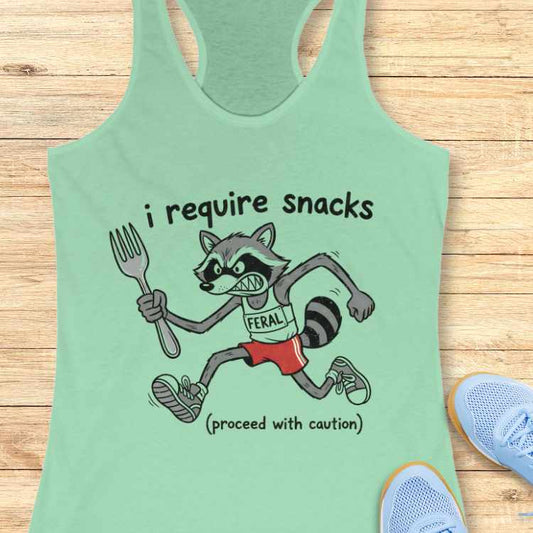 Require Snacks Tank Top