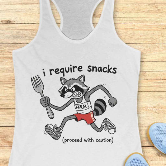 Require Snacks Tank Top