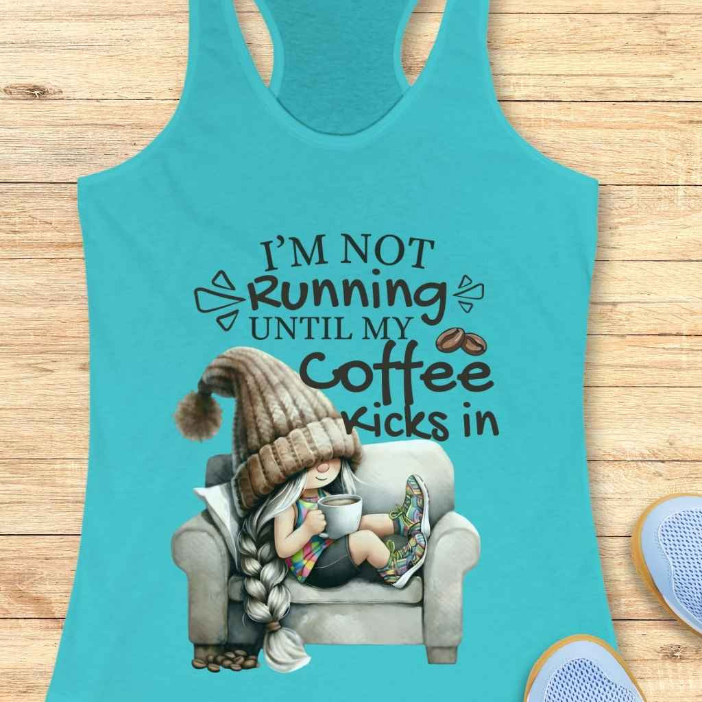 Coffee Kicks In Tank Top
