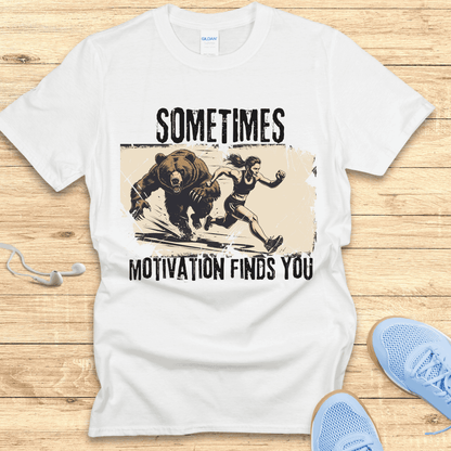 Running Shirt Funny Women Running Gift for Her Tshirt Motivation Finds You