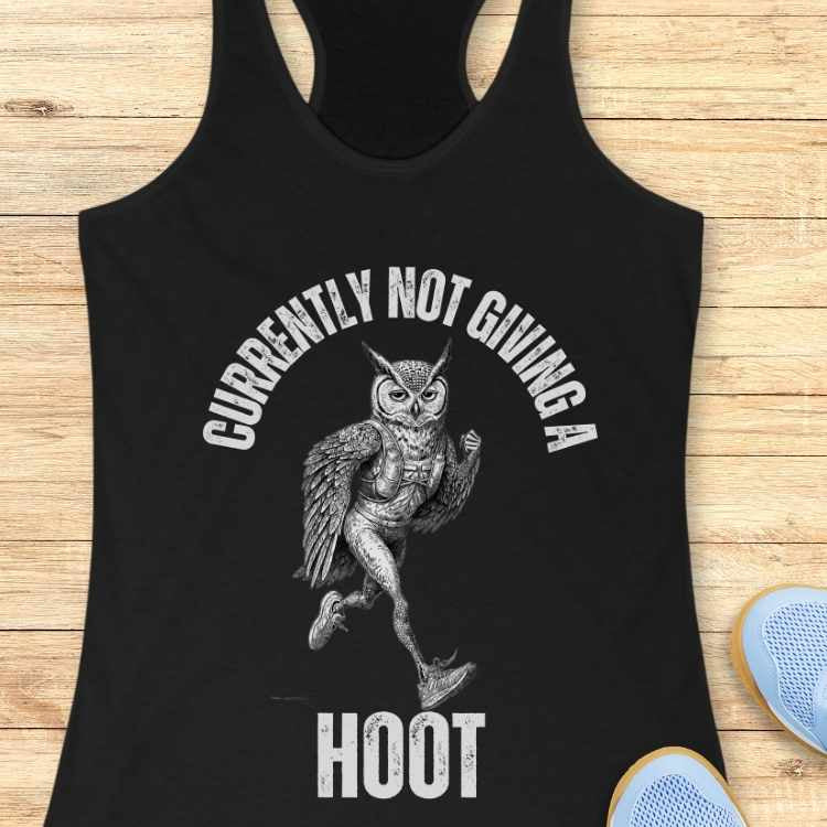 Not Giving A Hoot Tank Top