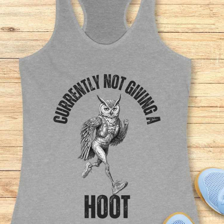 Not Giving A Hoot Tank Top