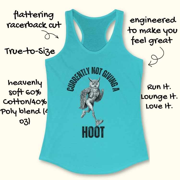 Not Giving A Hoot Tank Top
