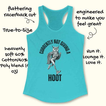 Not Giving A Hoot Tank Top