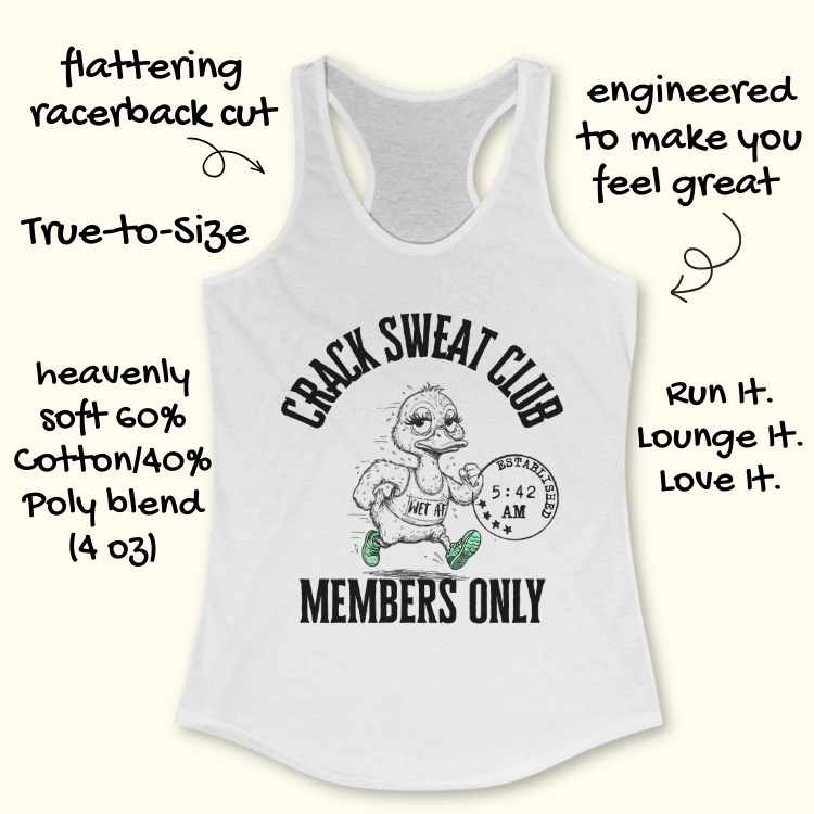 Crack Sweat Club Tank Top