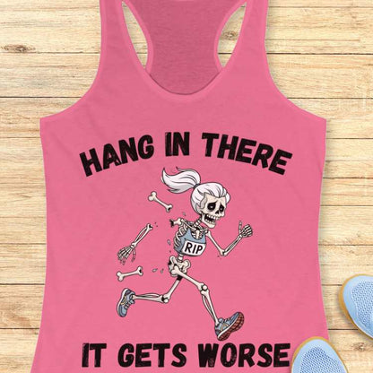 Skeleton Gets Worse Tank Top