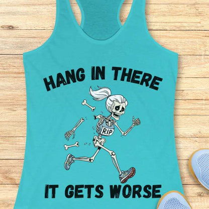 Skeleton Gets Worse Tank Top