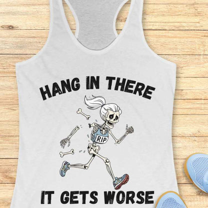 Skeleton Gets Worse Tank Top