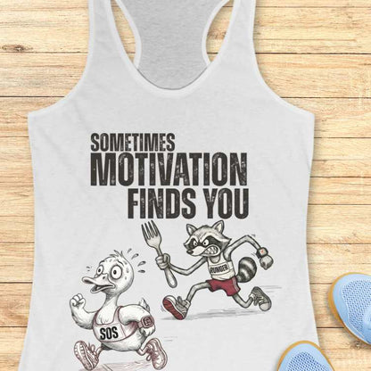 Motivation Finds You Tank Top