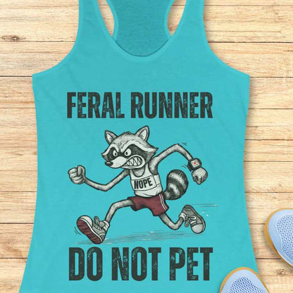 Raccoon Feral Runner Tank Top