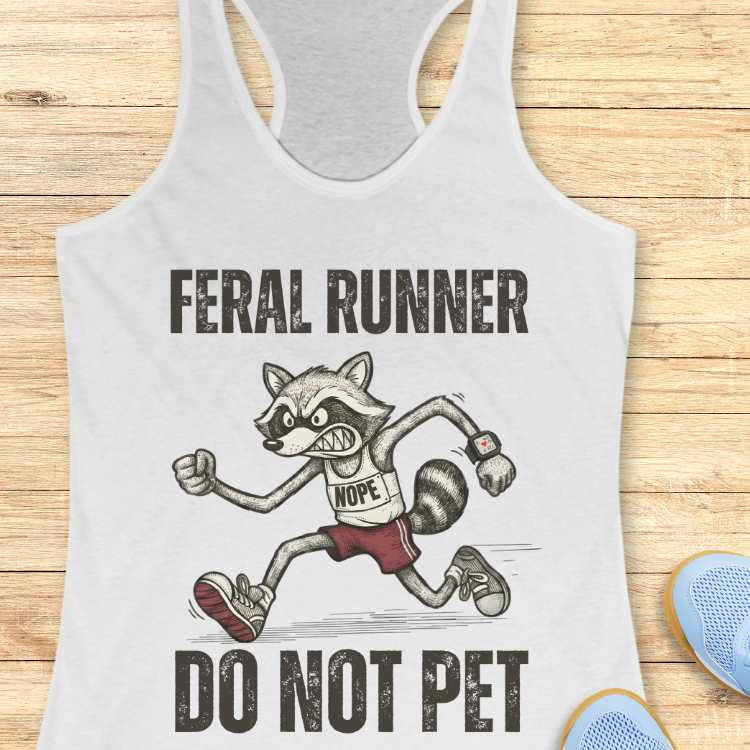 Raccoon Feral Runner Tank Top
