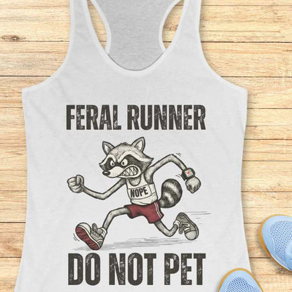 Raccoon Feral Runner Tank Top