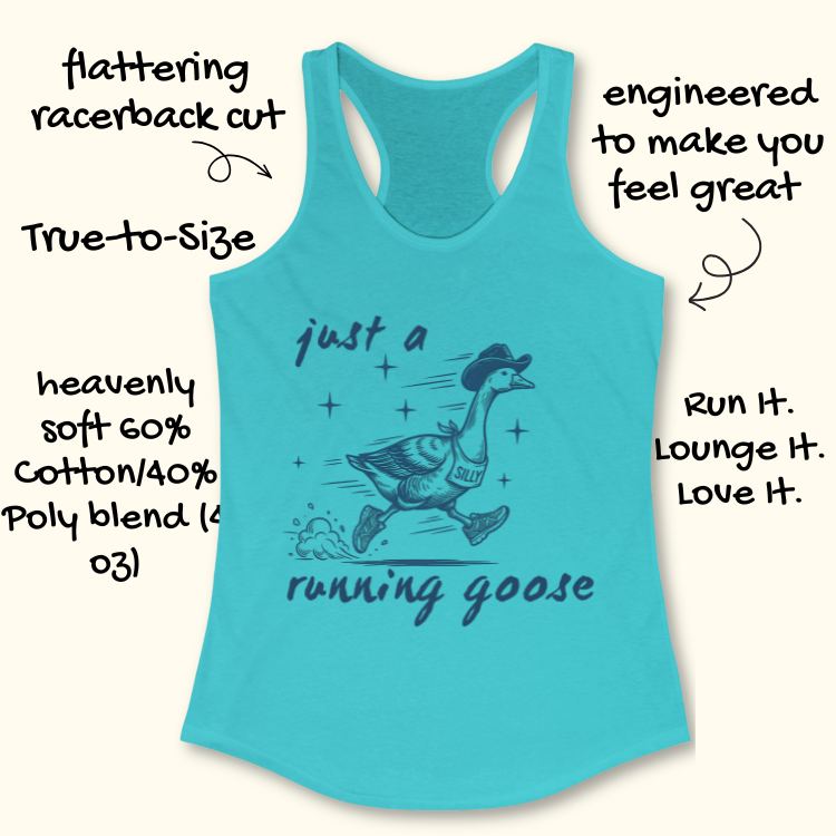 Just A Running Goose Tank Top
