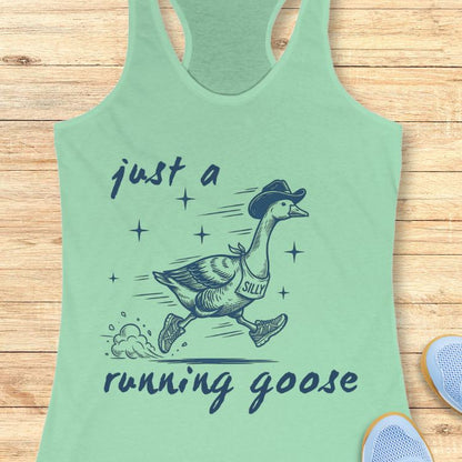 Just A Running Goose Tank Top
