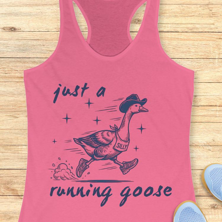 Just A Running Goose Tank Top