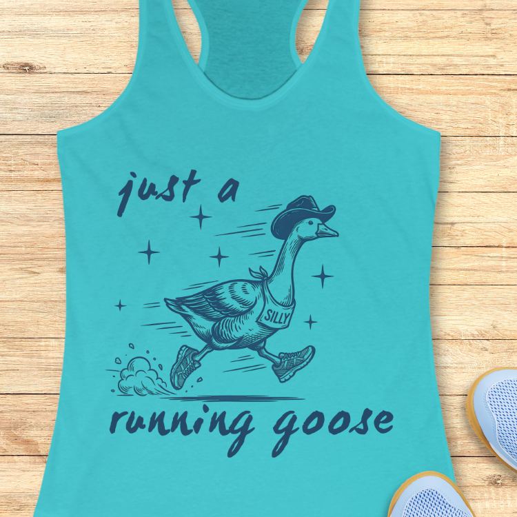 Just A Running Goose Tank Top