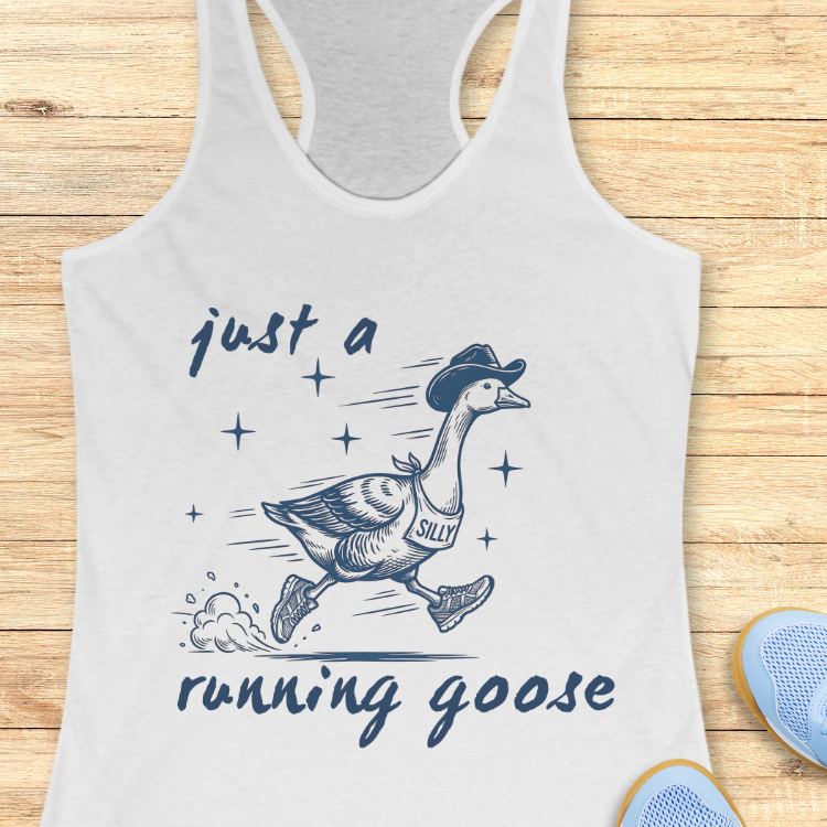 Just A Running Goose Tank Top