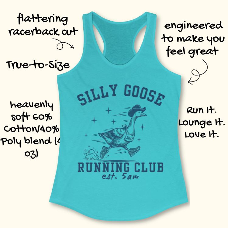Silly Goose Running Club Tank Top