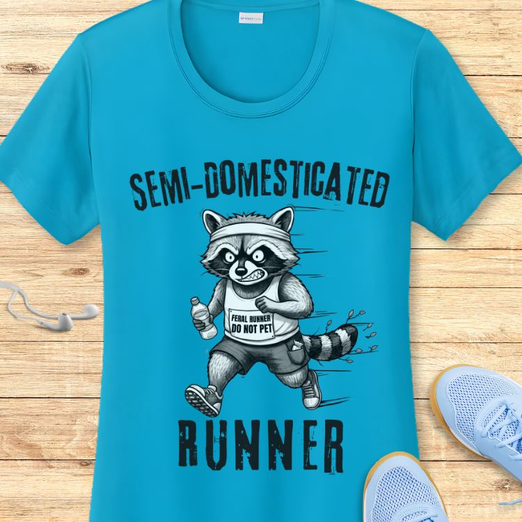 Semi-Domesticated Runner Performance Tee