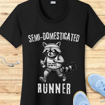 Semi-Domesticated Runner Performance Tee