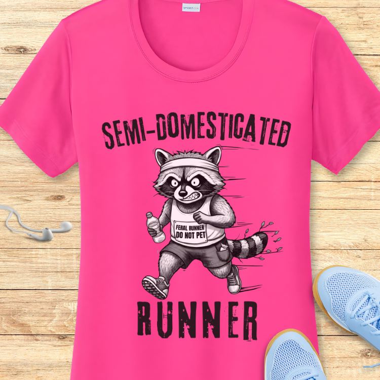 Semi-Domesticated Runner Performance Tee