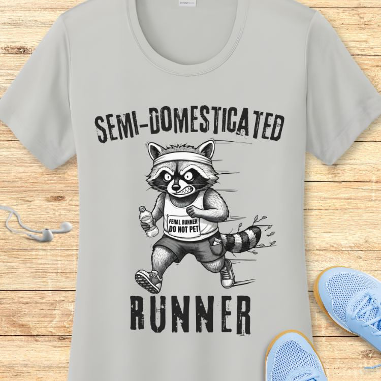Semi-Domesticated Runner Performance Tee