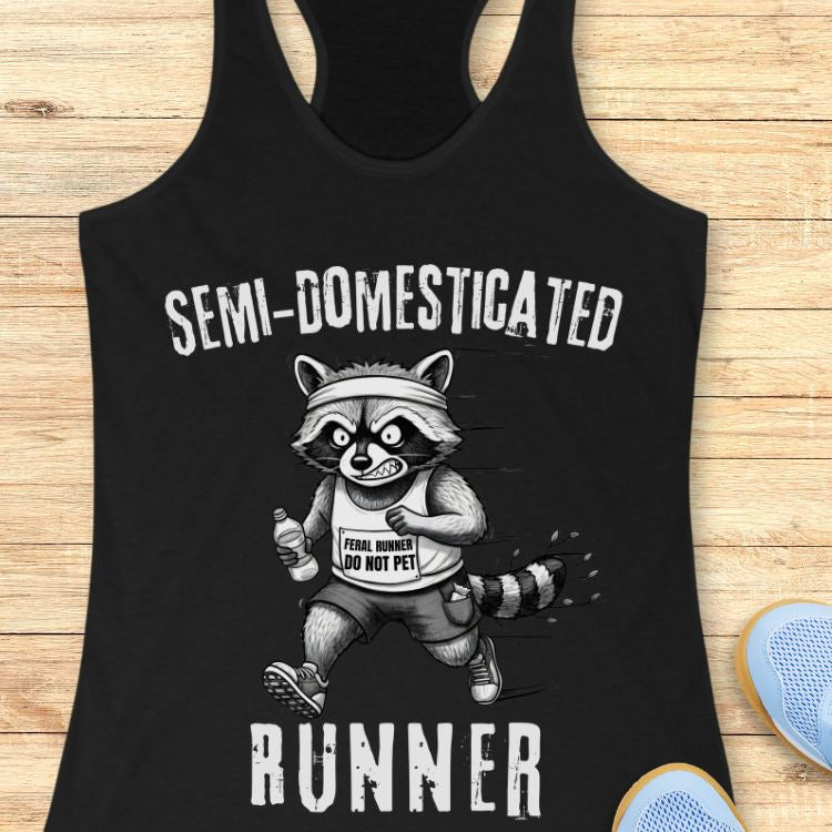 Semi-Domesticated Runner Tank Top