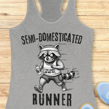 Semi-Domesticated Runner Tank Top