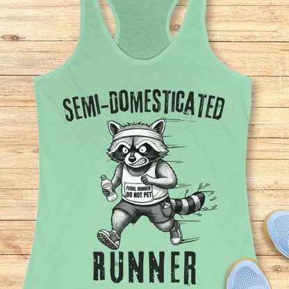 Semi-Domesticated Runner Tank Top
