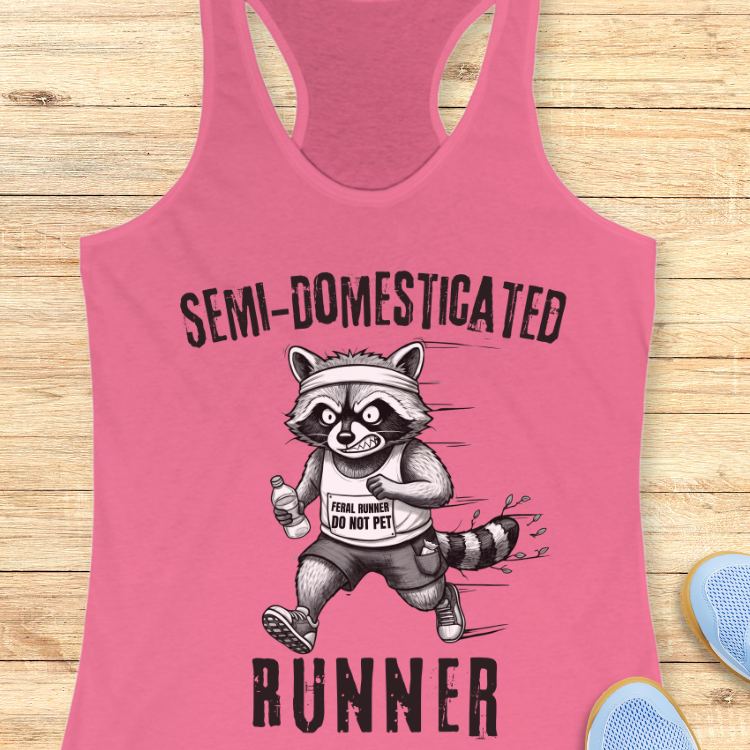 Semi-Domesticated Runner Tank Top