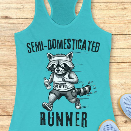 Semi-Domesticated Runner Tank Top