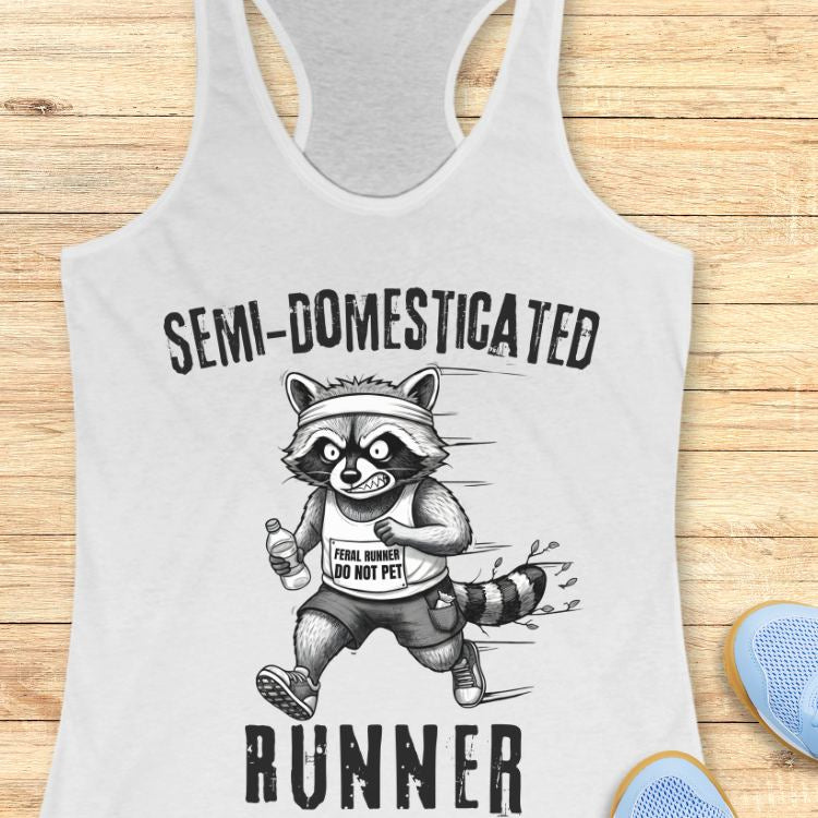 Semi-Domesticated Runner Tank Top