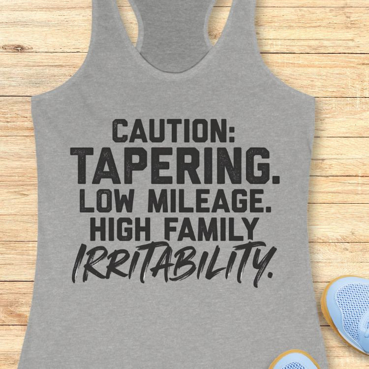 Tapering Warning Tank Top