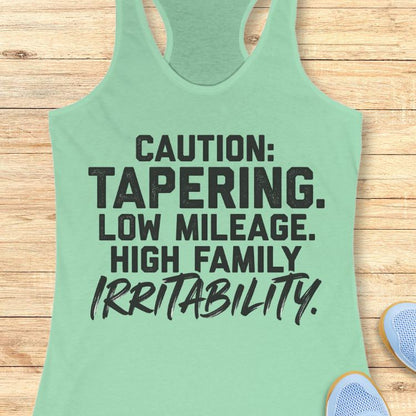 Tapering Warning Tank Top