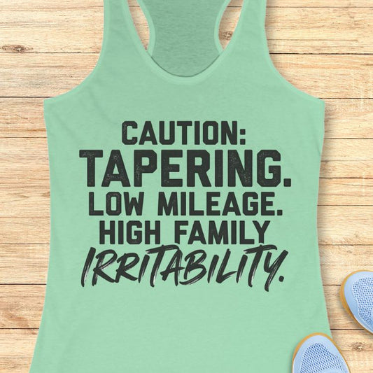 Tapering Warning Tank Top